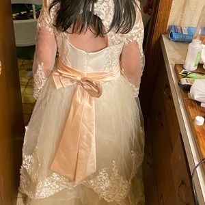 Child’s dress just growing outvof it nothing wrong